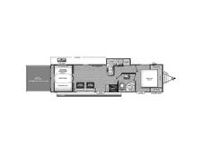 2022 Coachmen Catalina Trailblazer 30THS Travel Trailer at Boland RV STOCK# TP9260 Floor plan Image