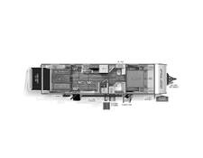 2023 Cherokee Grey Wolf 26MBRR Travel Trailer at Boland RV STOCK# TP5167 Floor plan Image