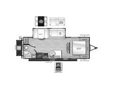 2024 Coachmen Catalina Legacy Edition 243RBS Travel Trailer at Boland RV STOCK# TP9677 Floor plan Image