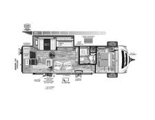 2021 Vibe 26RK Travel Trailer at Boland RV STOCK# TP9603A Floor plan Image